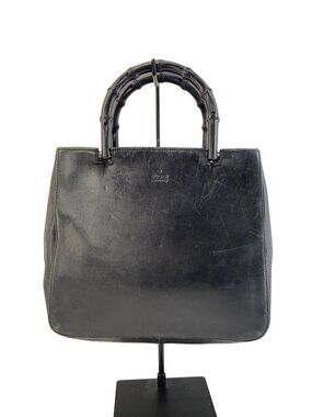 Gucci Handbag Leather Black